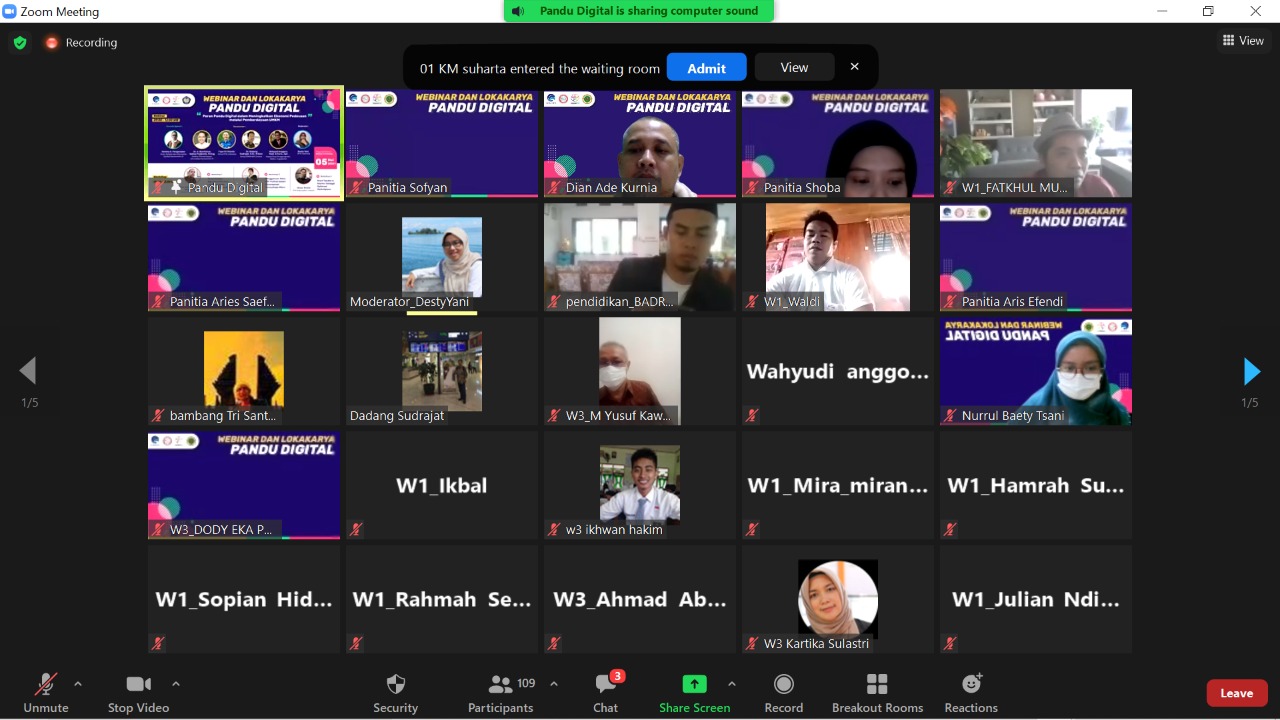 STMIK IKMI CIREBON MENGGELAR WORKSHOP PANDU DIGITAL DAN LOKAKARYA