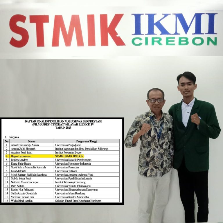 Mahasiswa STMIK IKMI Lolos Pilmapres Tingkat LLDIKTI-IV