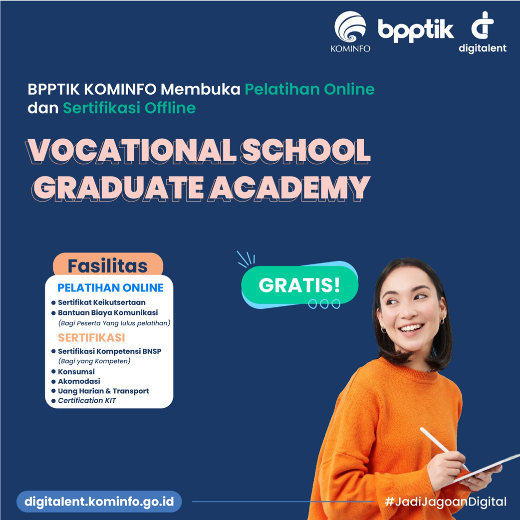 INFORMASI PELATIHAN VSGA-ONLINE TAHUN 2024