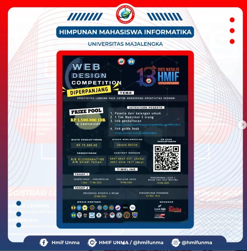 MAHASISWA STMIK IKMI CIREBON KEMBALI MENCETAK PRESTASI DALAM LOMBA DESAIN WEB